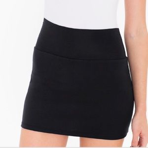 American Apparel black mini skirt